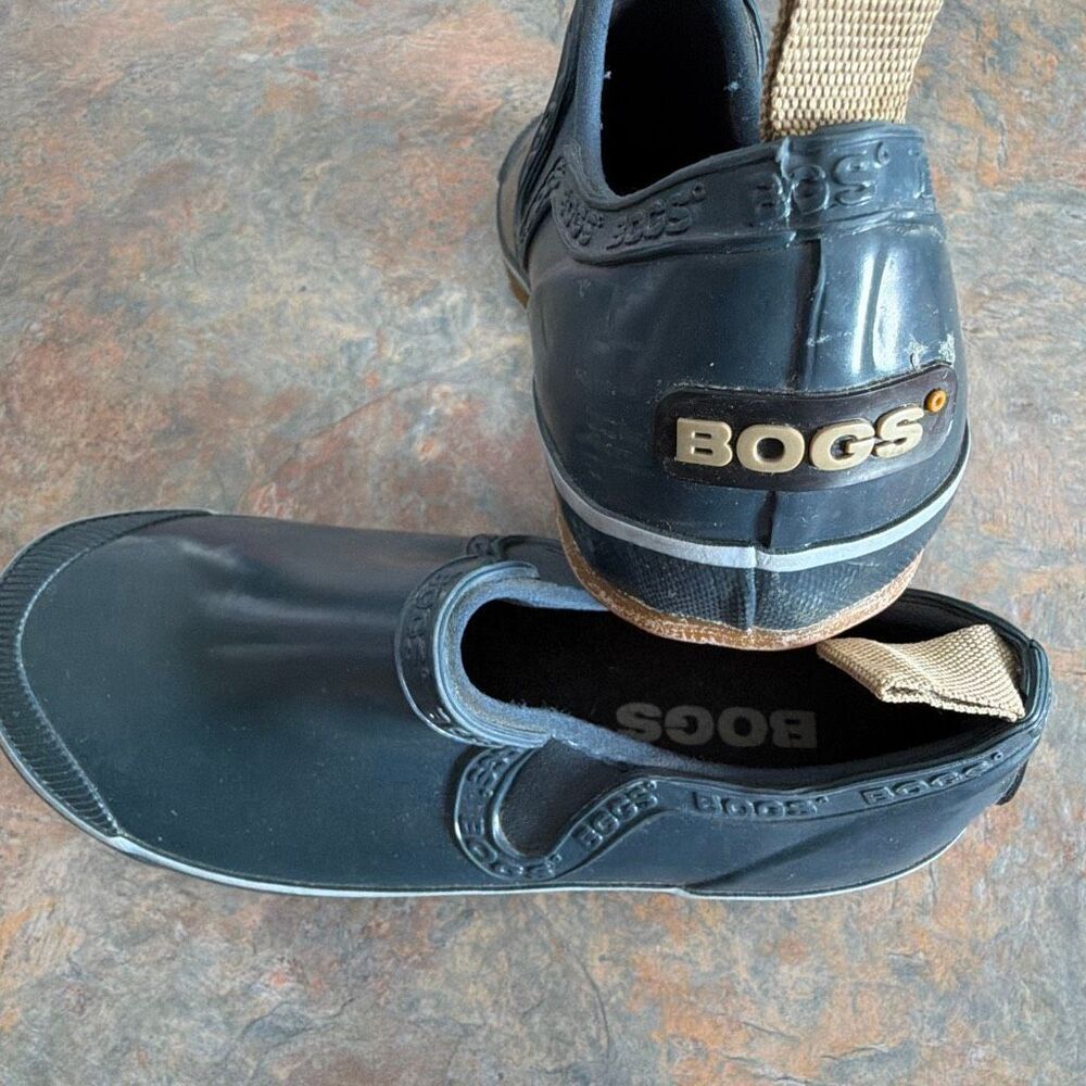BOGS Rue Gum Rubber Shoes Woman’s 7 blue teal